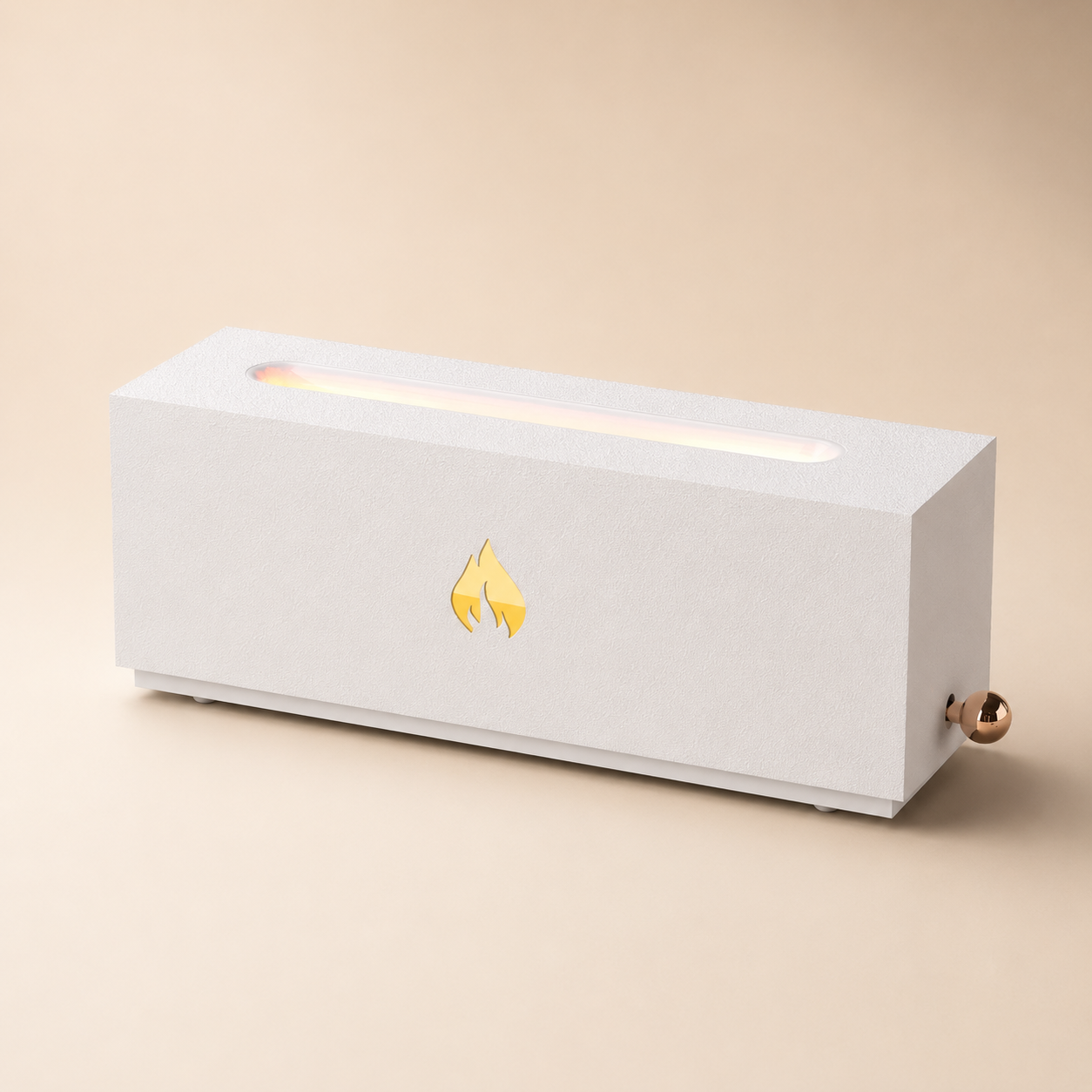 Flame Effect Aromatherapy Diffuser | Essential Oil Humidifier with Ambient Flame Light