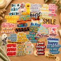 Inspirational Positivity Sticker Pack | 40 Waterproof Motivational Vinyl Stickers