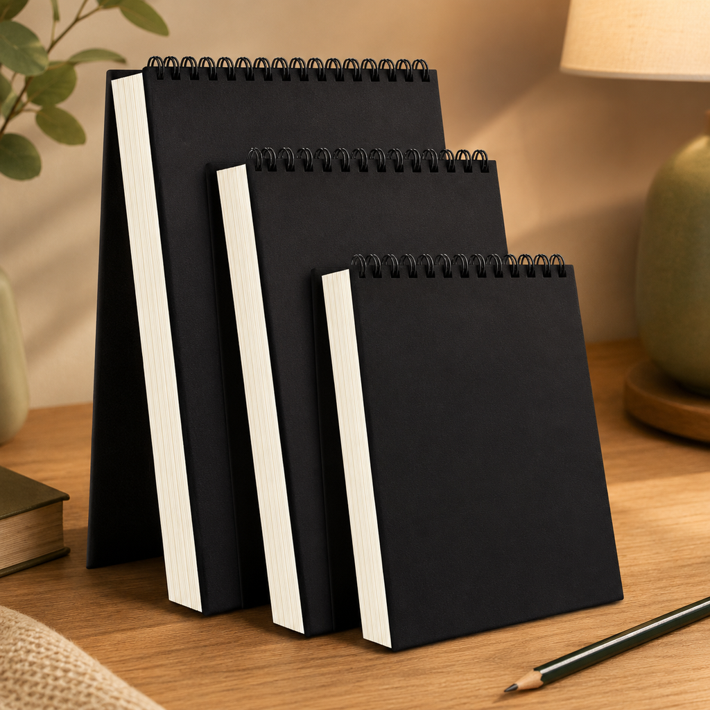 Premium Thickened Paper Sketchbook | Spiral Bound Drawing & Art Pad (16K, A4 & 8K)
