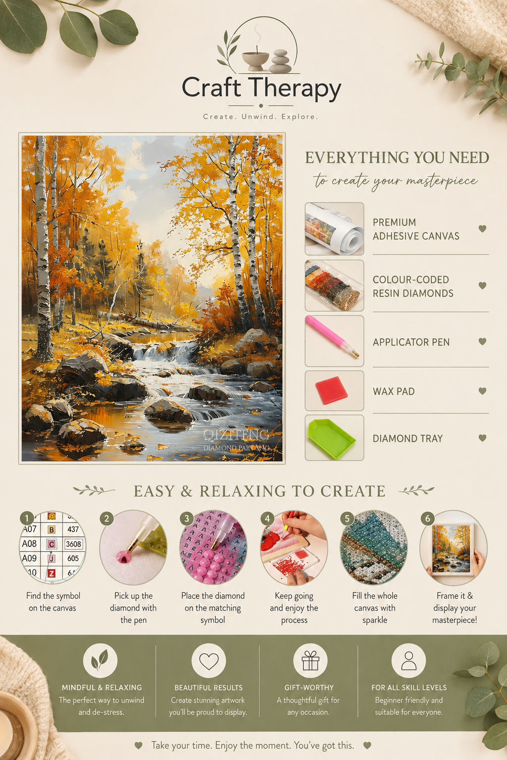 19 Designs I Diamond Painting Landscape & Forest Art Collection I DIY I Mosaic Kits I Home Decor I Hobby Gift