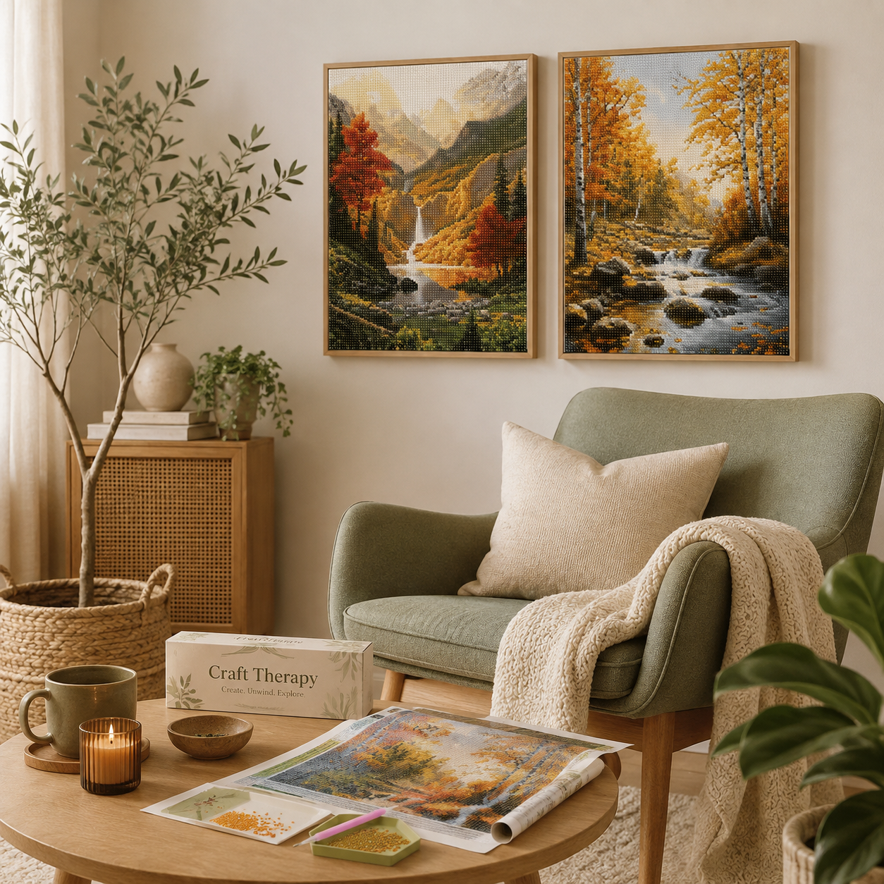 19 Designs I Diamond Painting Landscape & Forest Art Collection I DIY I Mosaic Kits I Home Decor I Hobby Gift