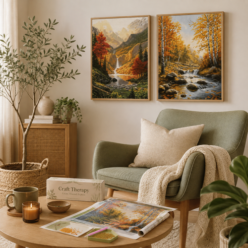 19 Designs I Diamond Painting Landscape & Forest Art Collection I DIY I Mosaic Kits I Home Decor I Hobby Gift