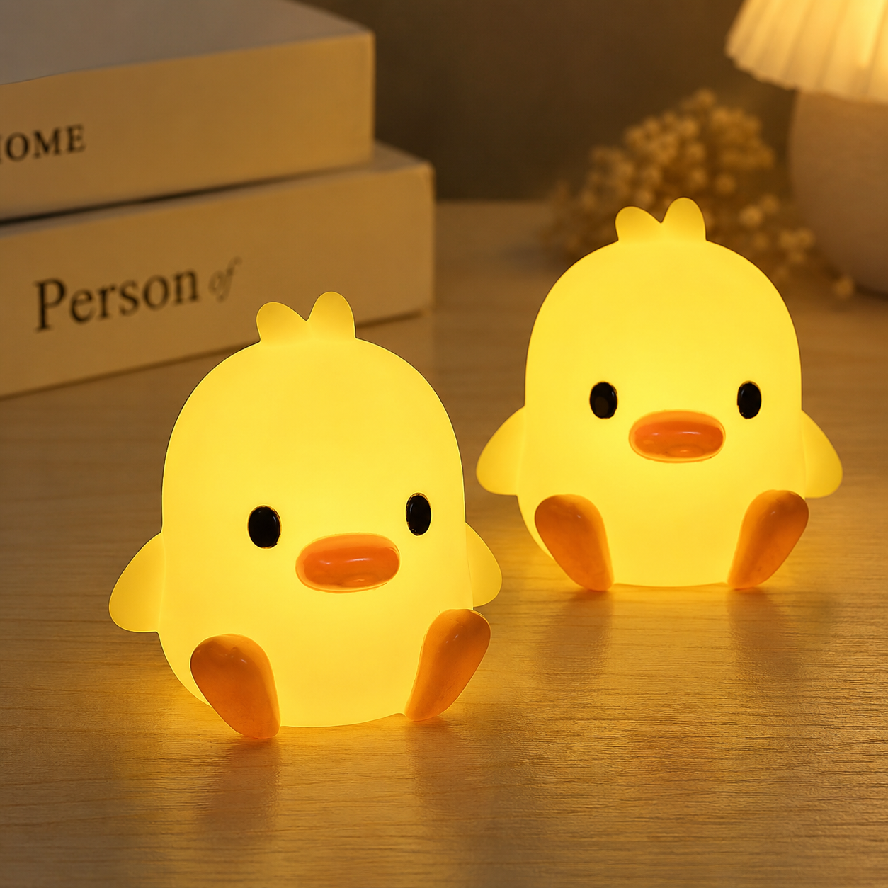 Duck Night Light Bedroom Decoration I Cute Cartoon Animal Night Light I Sleeping Lamp