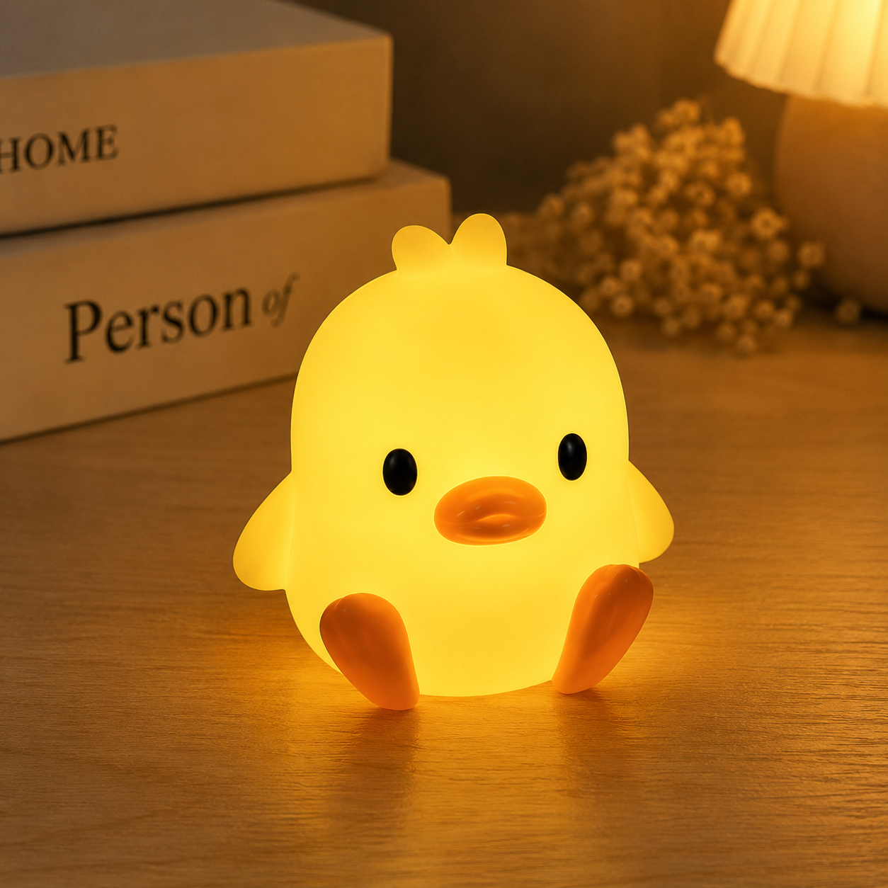 Duck Night Light Bedroom Decoration I Cute Cartoon Animal Night Light I Sleeping Lamp