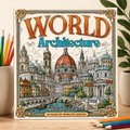 Architectural Wonders Adult Colouring Book | Stress Relief & Relaxation