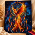 Phoenix Cross Stitch Kit – DIY Embroidery Craft