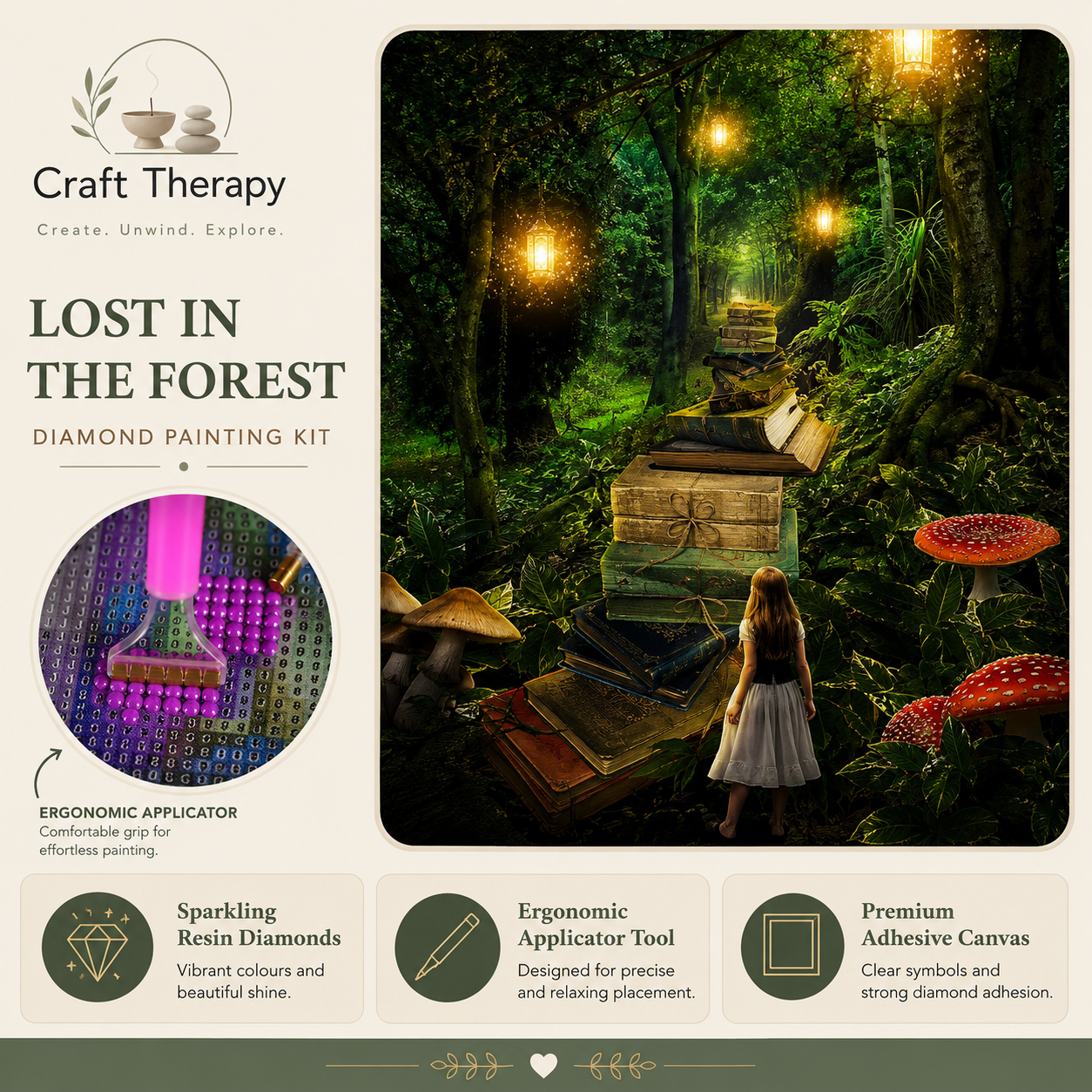 Lost in the Forest Diamond Painting Kit