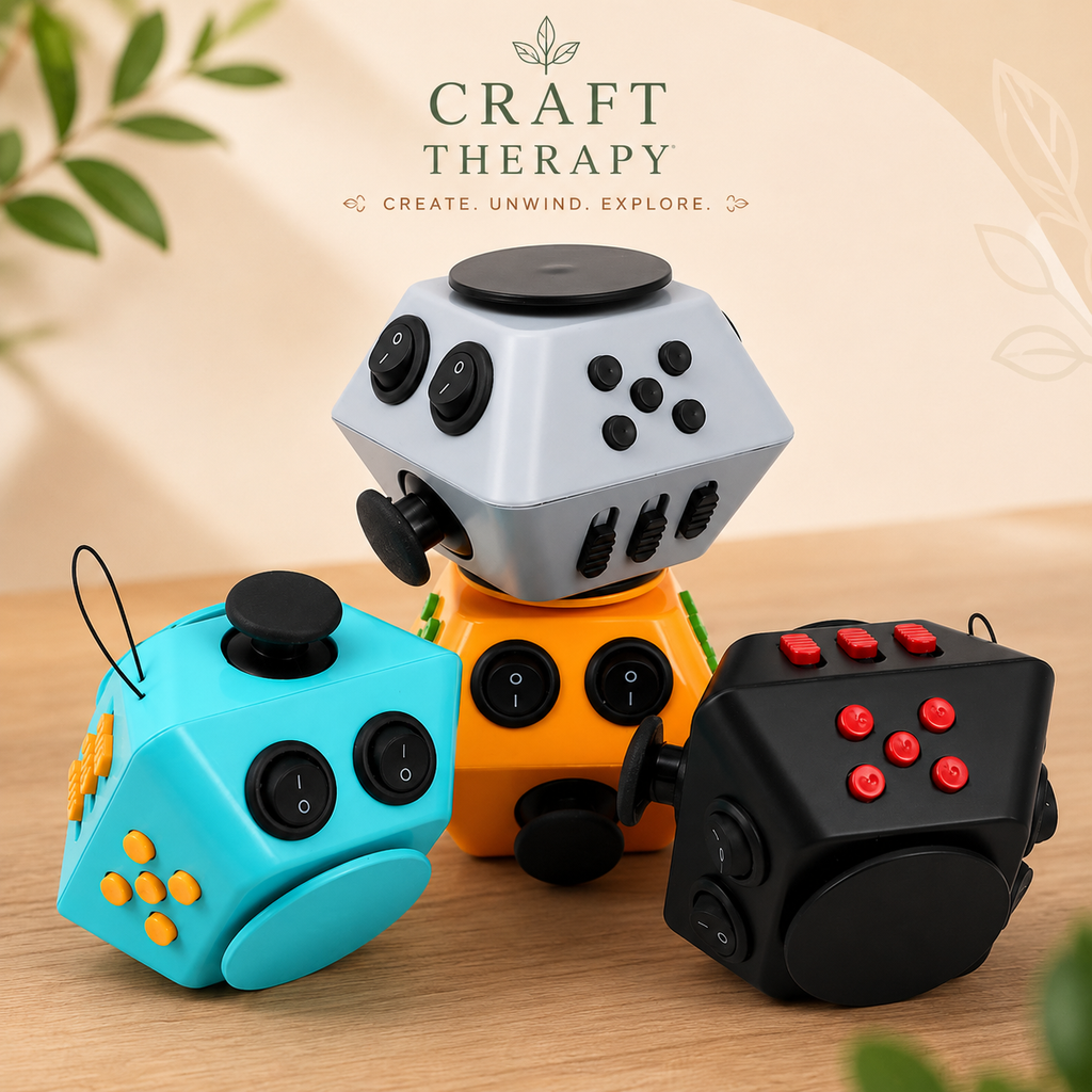 Sensory Fidget Cube | Stress Relief & Focus Aid