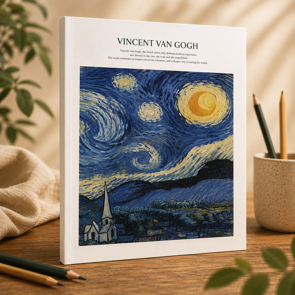 Van Gogh Art Sketchbook | Blank Drawing & Creative Journal