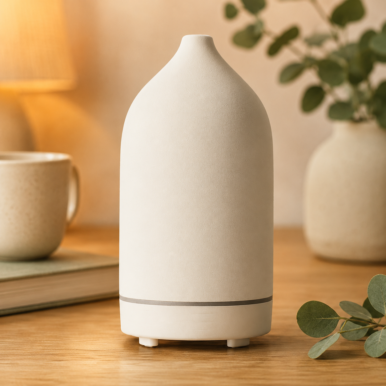 Ceramic Mist Aromatherapy Diffuser | Ultrasonic Essential Oil Humidifier