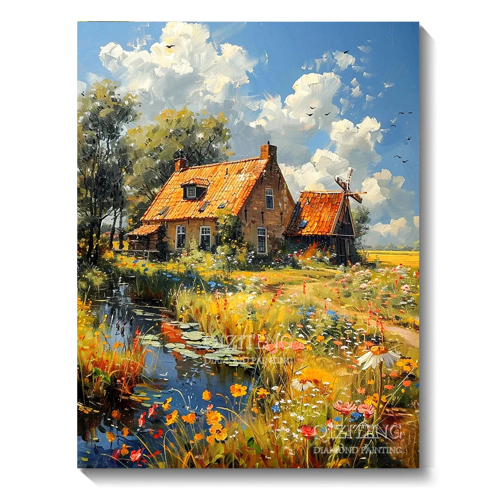 19 Designs I Diamond Painting Landscape & Forest Art Collection I DIY I Mosaic Kits I Home Decor I Hobby Gift
