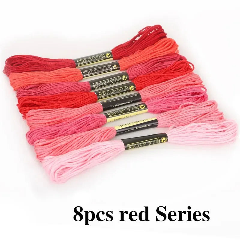 Rainbow Embroidery Thread Set | Multicolour Cross Stitch & Sewing Floss Collection