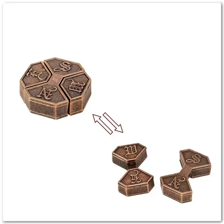Metal Brain Teaser 28 Piece Puzzle Collection | 3D IQ Puzzles & Mind Games for Adults