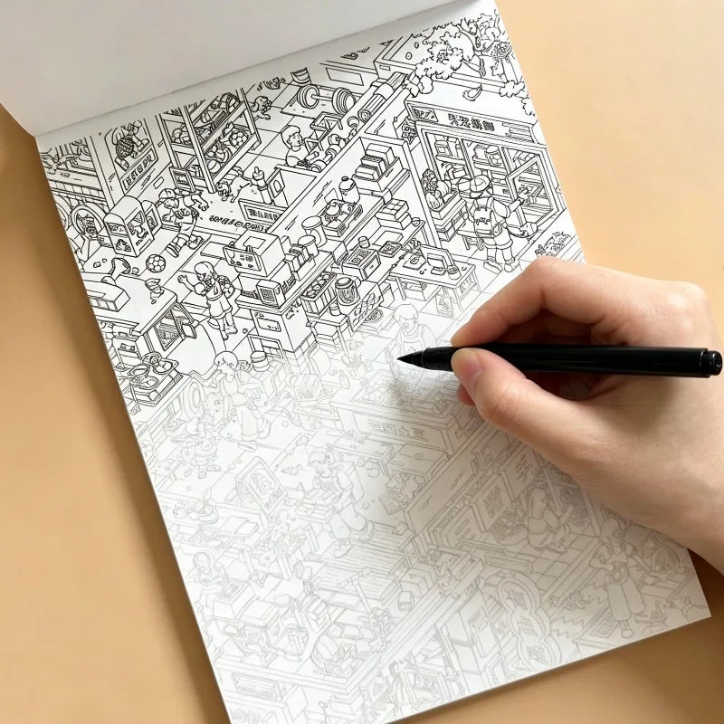 Mindful Doodle Colouring Book | 24 Intricate Patterns for Relaxation & Stress Relief