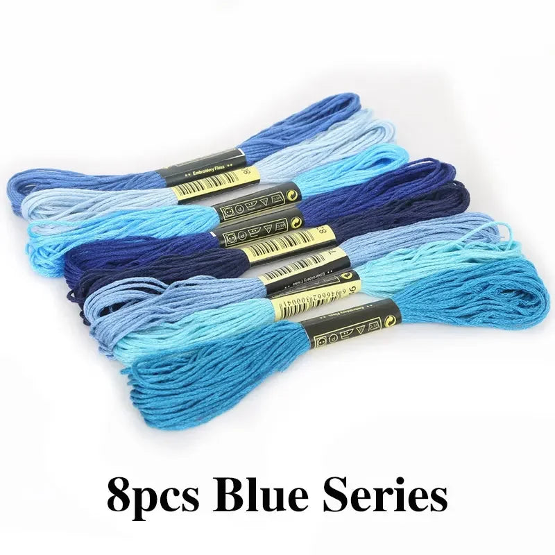 Rainbow Embroidery Thread Set | Multicolour Cross Stitch & Sewing Floss Collection