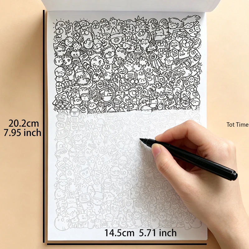 Mindful Doodle Colouring Book | 24 Intricate Patterns for Relaxation & Stress Relief