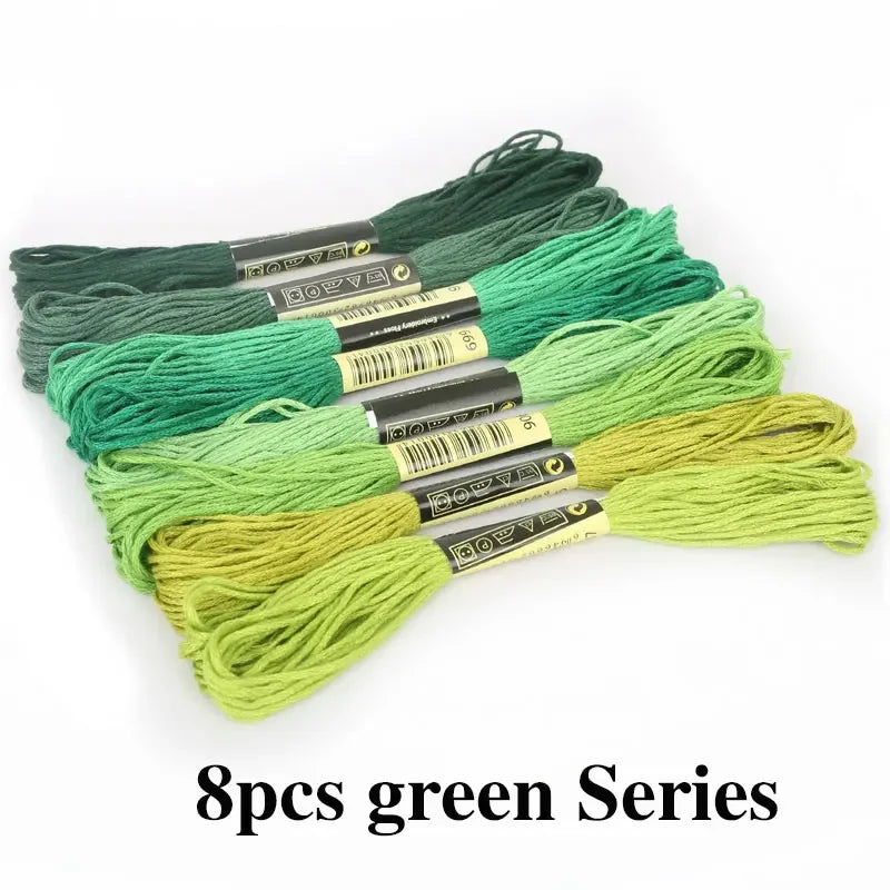 Rainbow Embroidery Thread Set | Multicolour Cross Stitch & Sewing Floss Collection