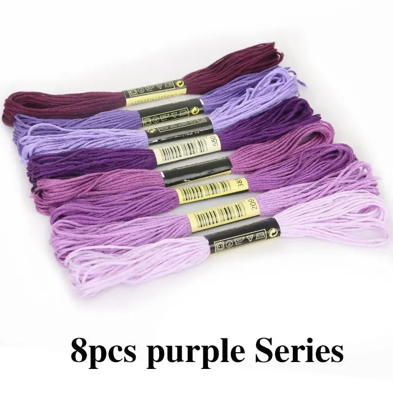 Rainbow Embroidery Thread Set | Multicolour Cross Stitch & Sewing Floss Collection
