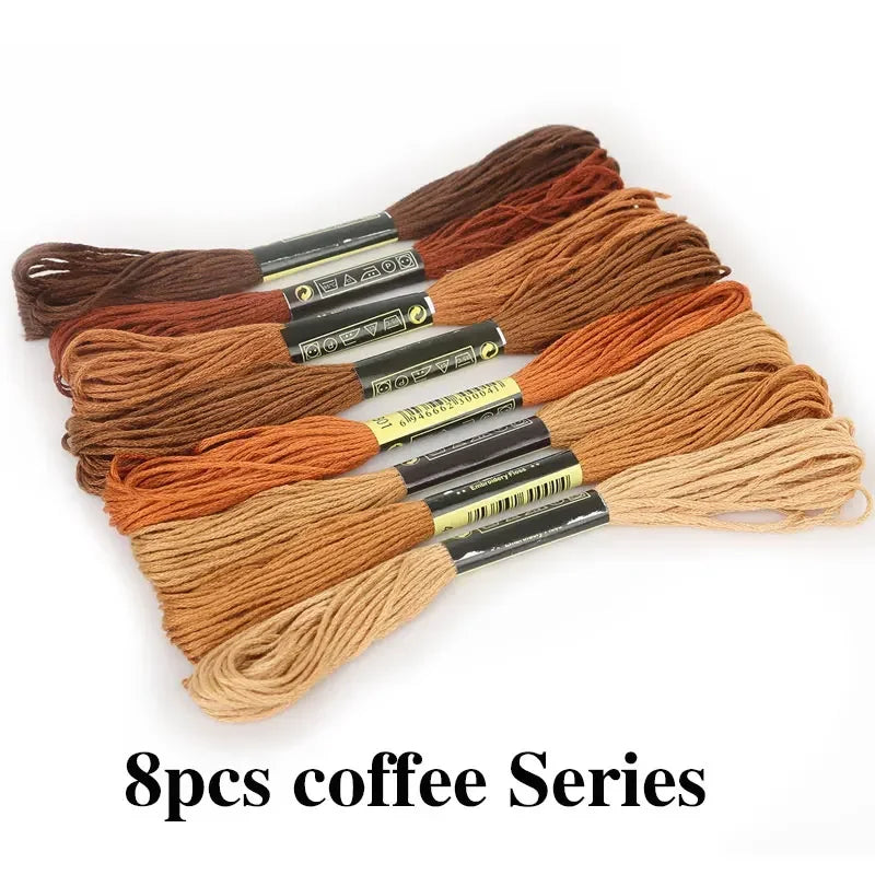 Rainbow Embroidery Thread Set | Multicolour Cross Stitch & Sewing Floss Collection