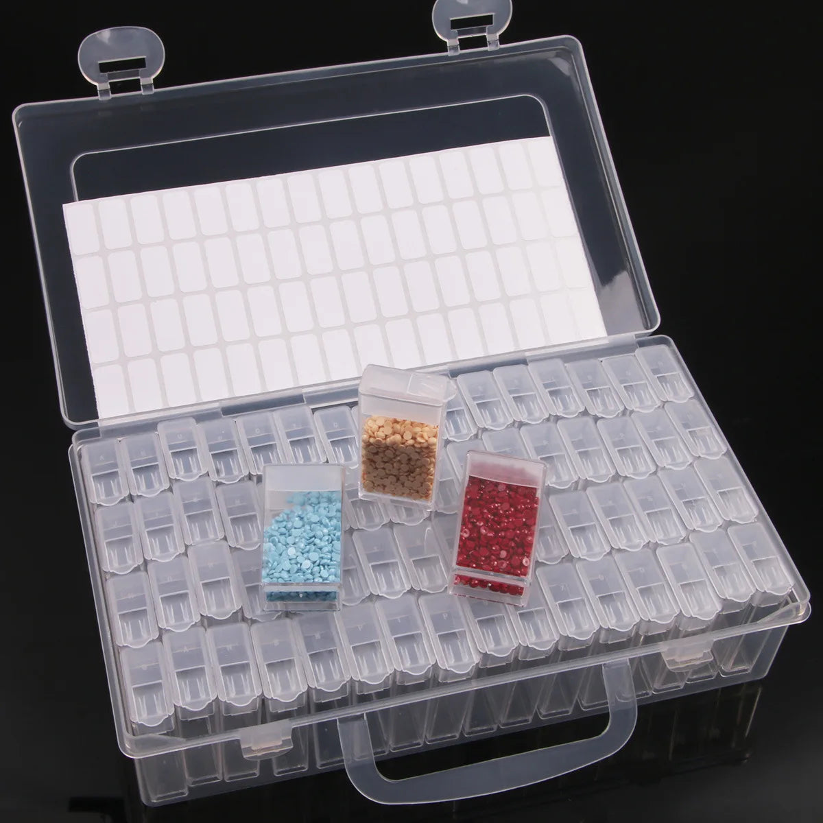 5D Diamond Painting Storage Organiser Case | Portable Drill Storage Box with Individual Containers