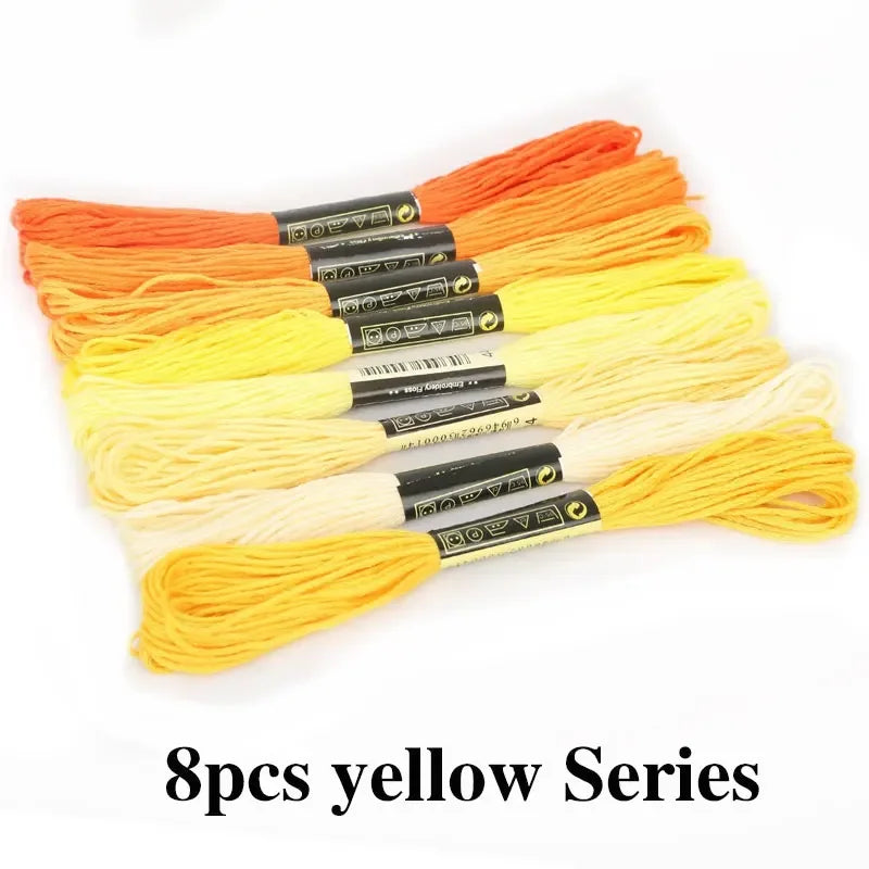 Rainbow Embroidery Thread Set | Multicolour Cross Stitch & Sewing Floss Collection